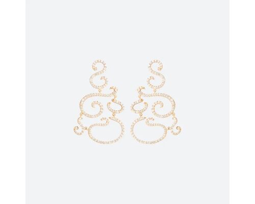 Boucles D'Oreilles Love Bands Chandelier