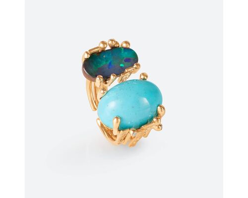 Bague Boho Double