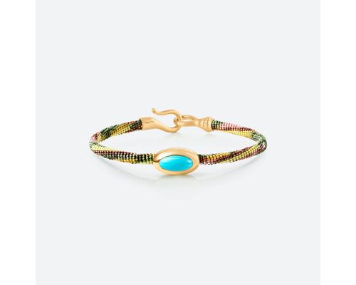 Bracelet Life Avec Turquoise 4,5 Mm