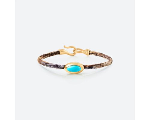 Bracelet Life Avec Turquoise 4,5 Mm