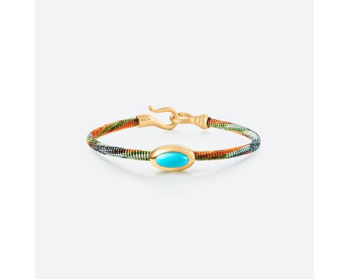 Bracelet Life Avec Turquoise 4,5 Mm