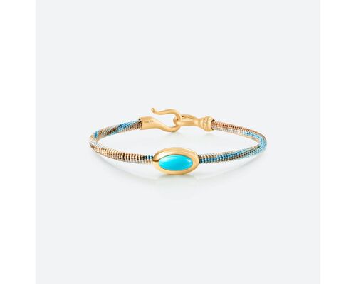 Bracelet Life Avec Turquoise 4,5 Mm