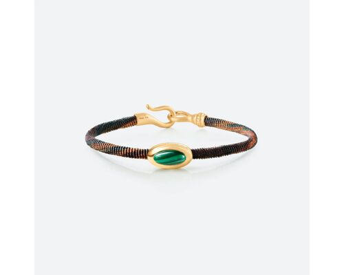 Bracelet Life Avec Malachite 4,5 Mm