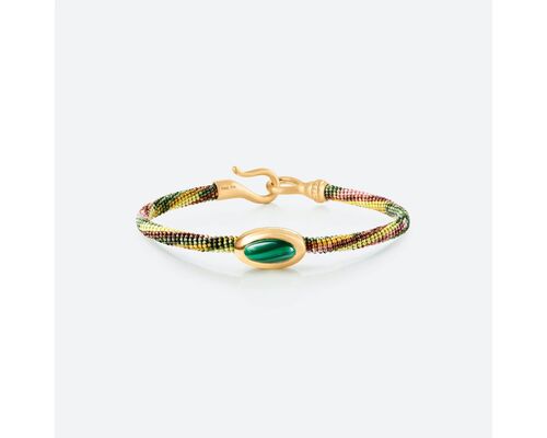 Bracelet Life Avec Malachite 4,5 Mm