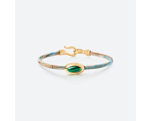 Bracelet Life Avec Malachite 4,5 Mm