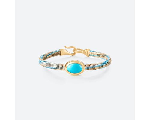 Bracelet Life Avec Turquoise 6 Mm