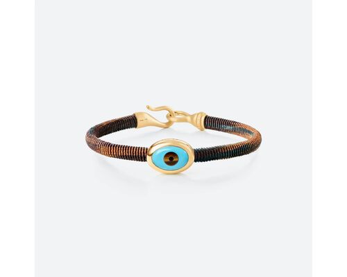 Life Bracelet with Evil Eye 6mm