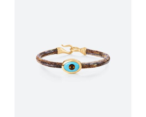 Bracelet Life Avec Evil Eye 6 Mm