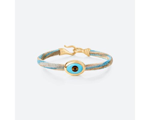 Life Bracelet with Evil Eye 6mm