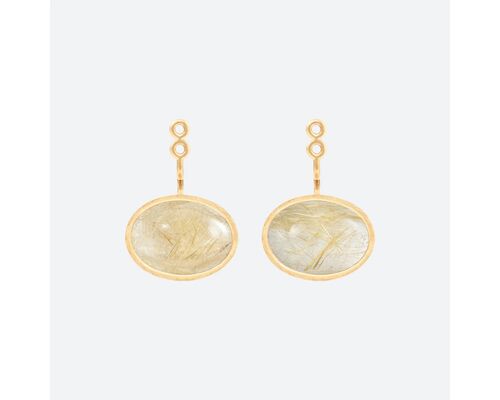 Petits pendants d'oreilles Lotus