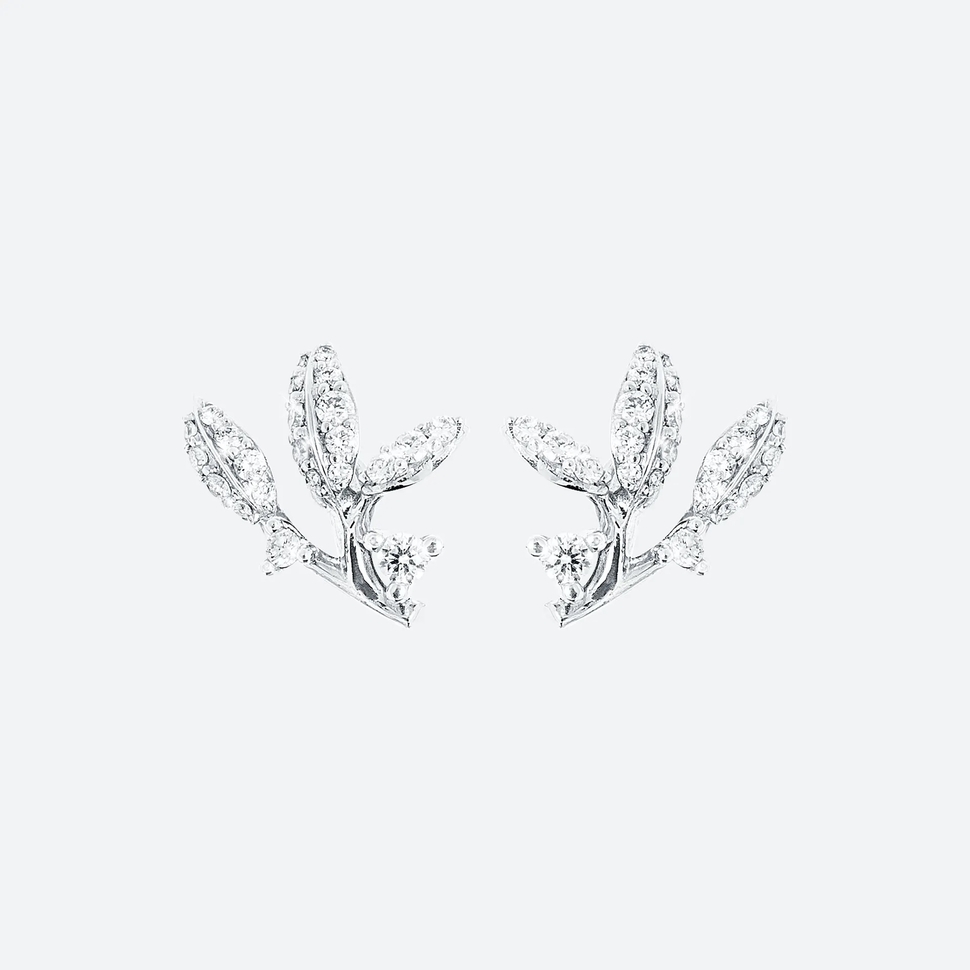 Winter Frost Stud Earrings