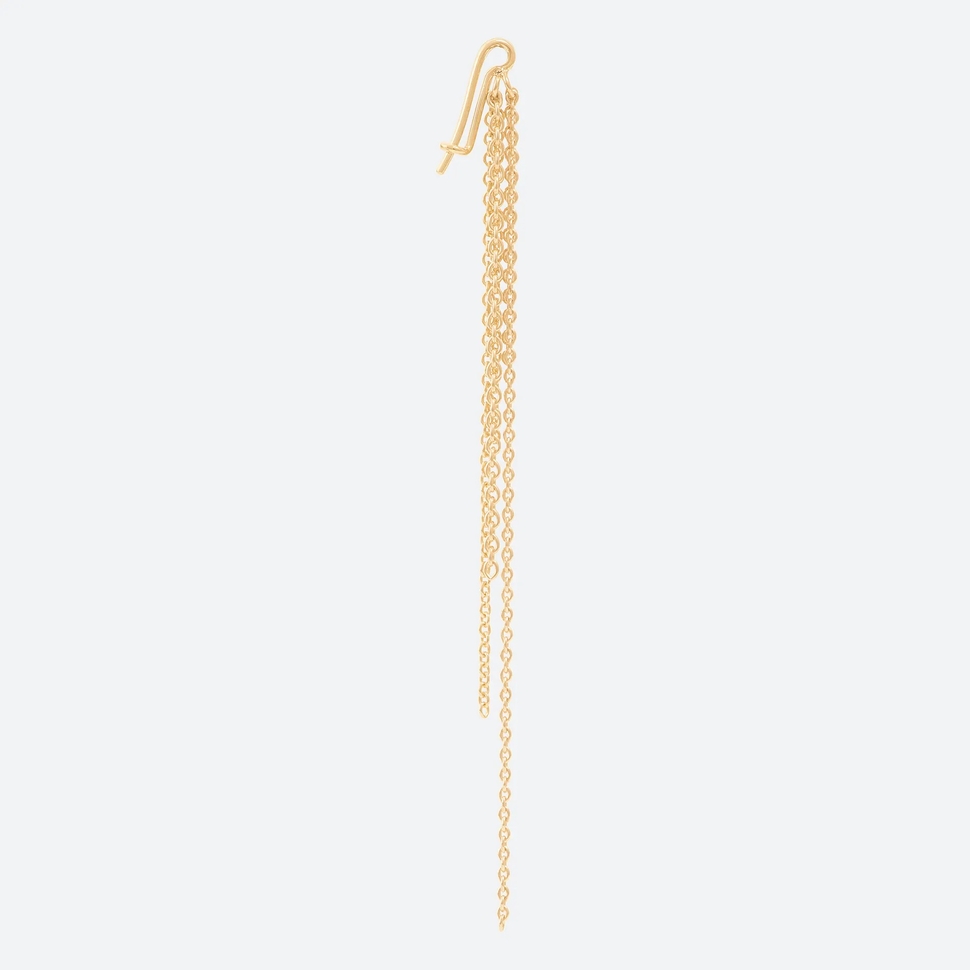 Lotus Chain Earring Pendant