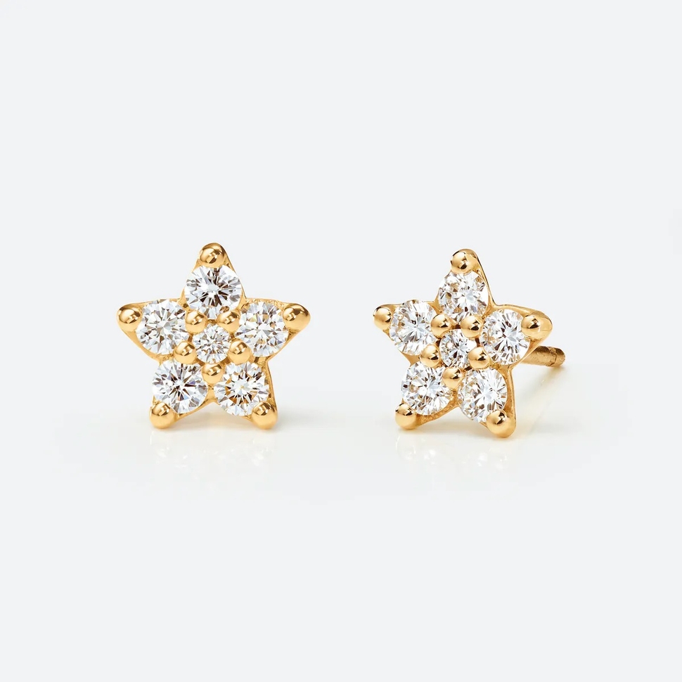 Shooting Stars Stud Earrings Large