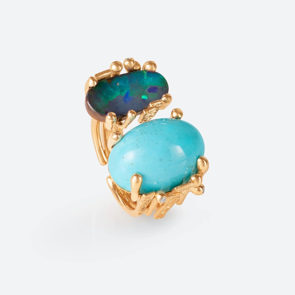 Bague Boho Double