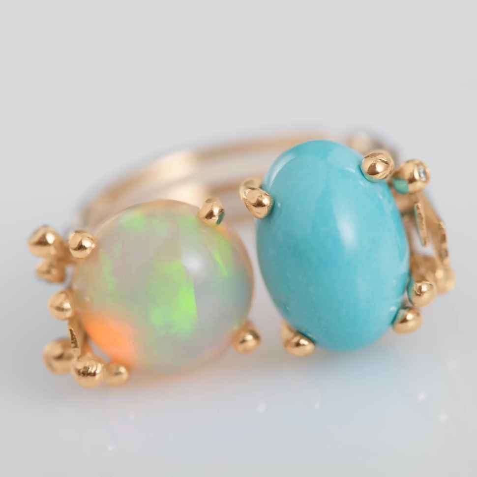 Bague Boho Double