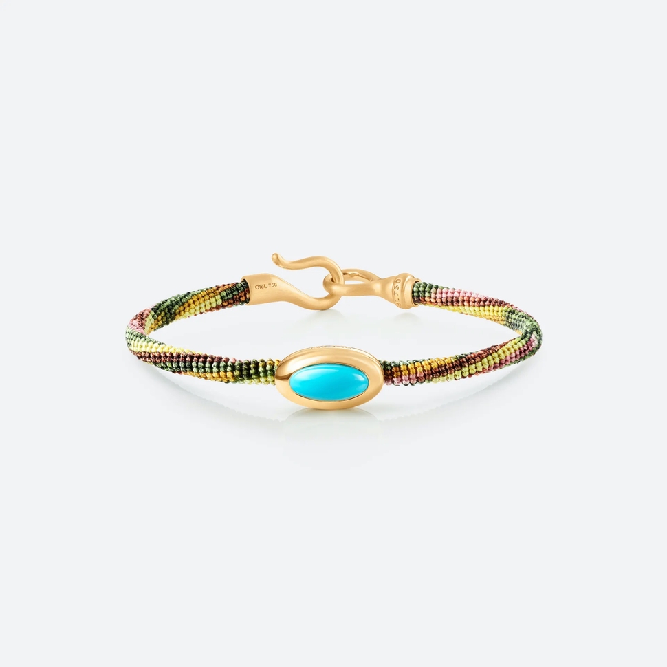 Bracelet Life Avec Turquoise 4,5 Mm