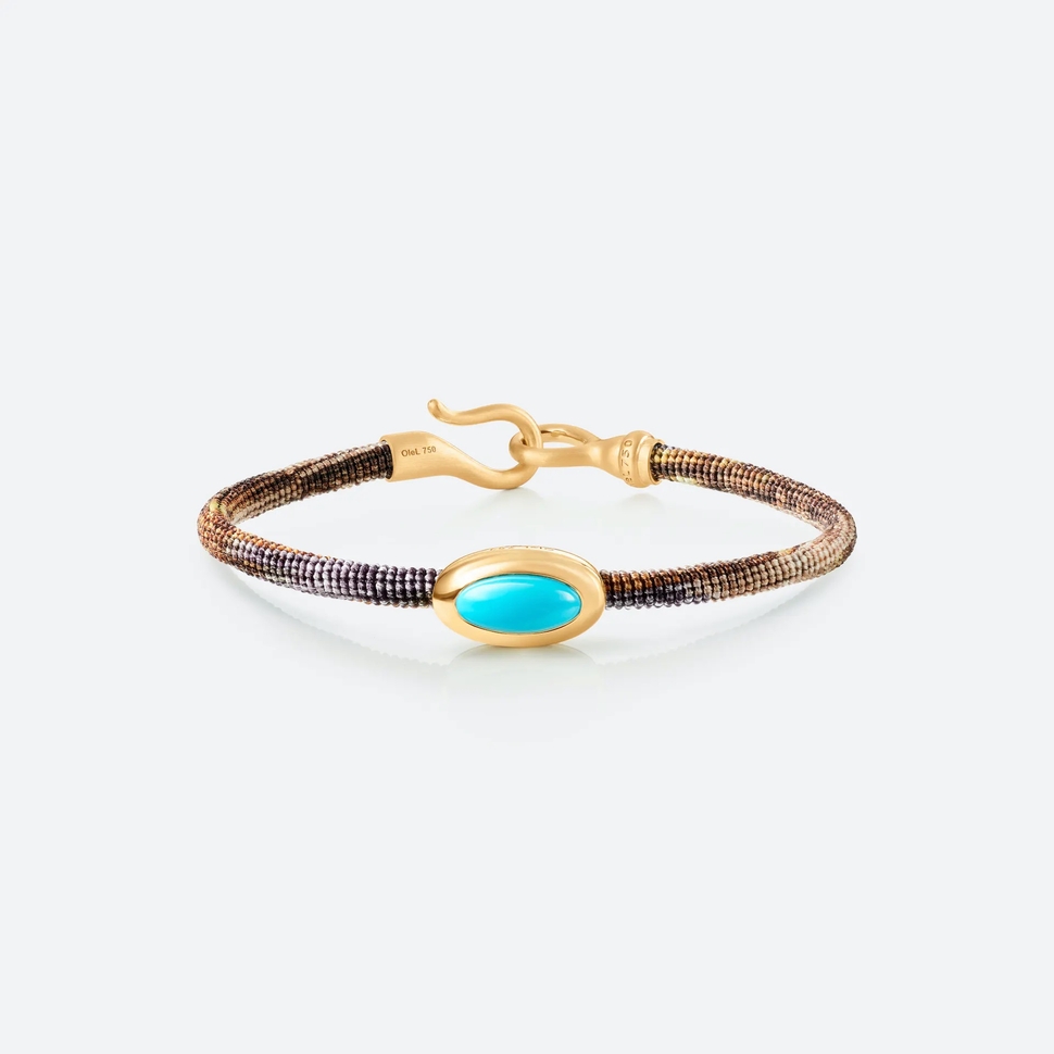 Bracelet Life Avec Turquoise 4,5 Mm