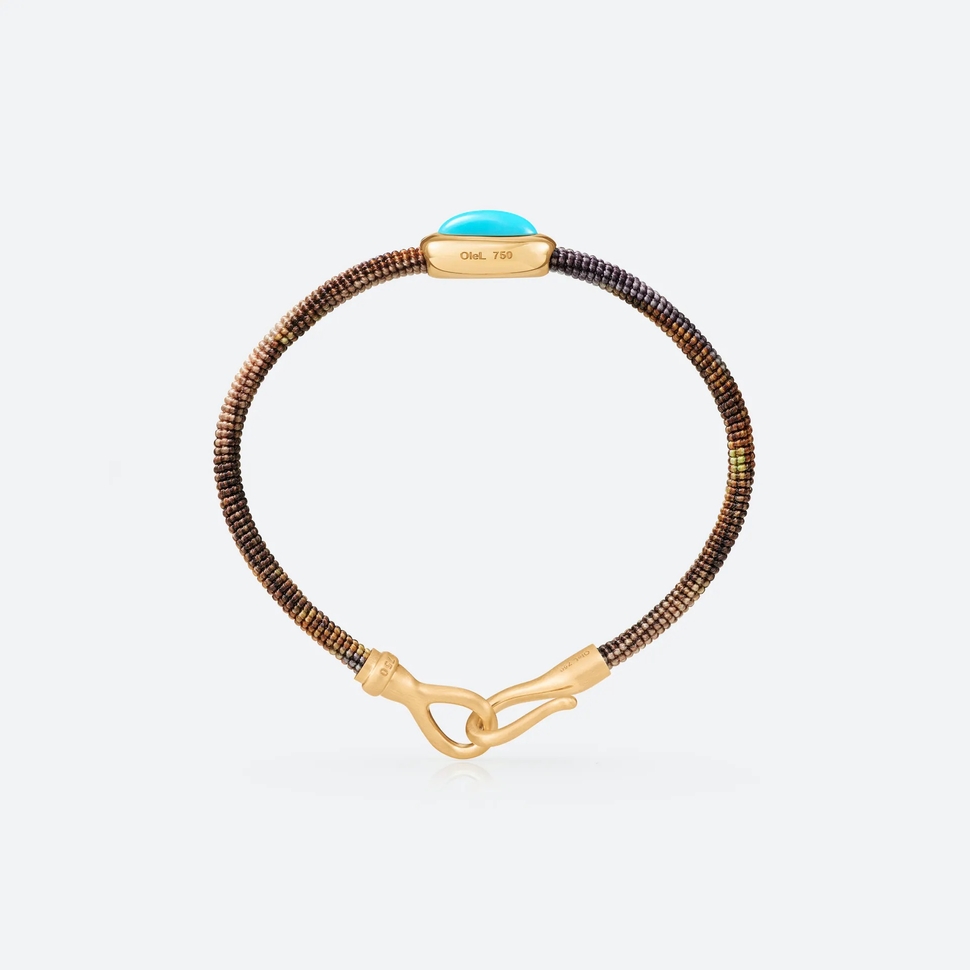 Bracelet Life Avec Turquoise 4,5 Mm