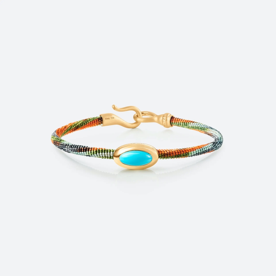 Bracelet Life Avec Turquoise 4,5 Mm