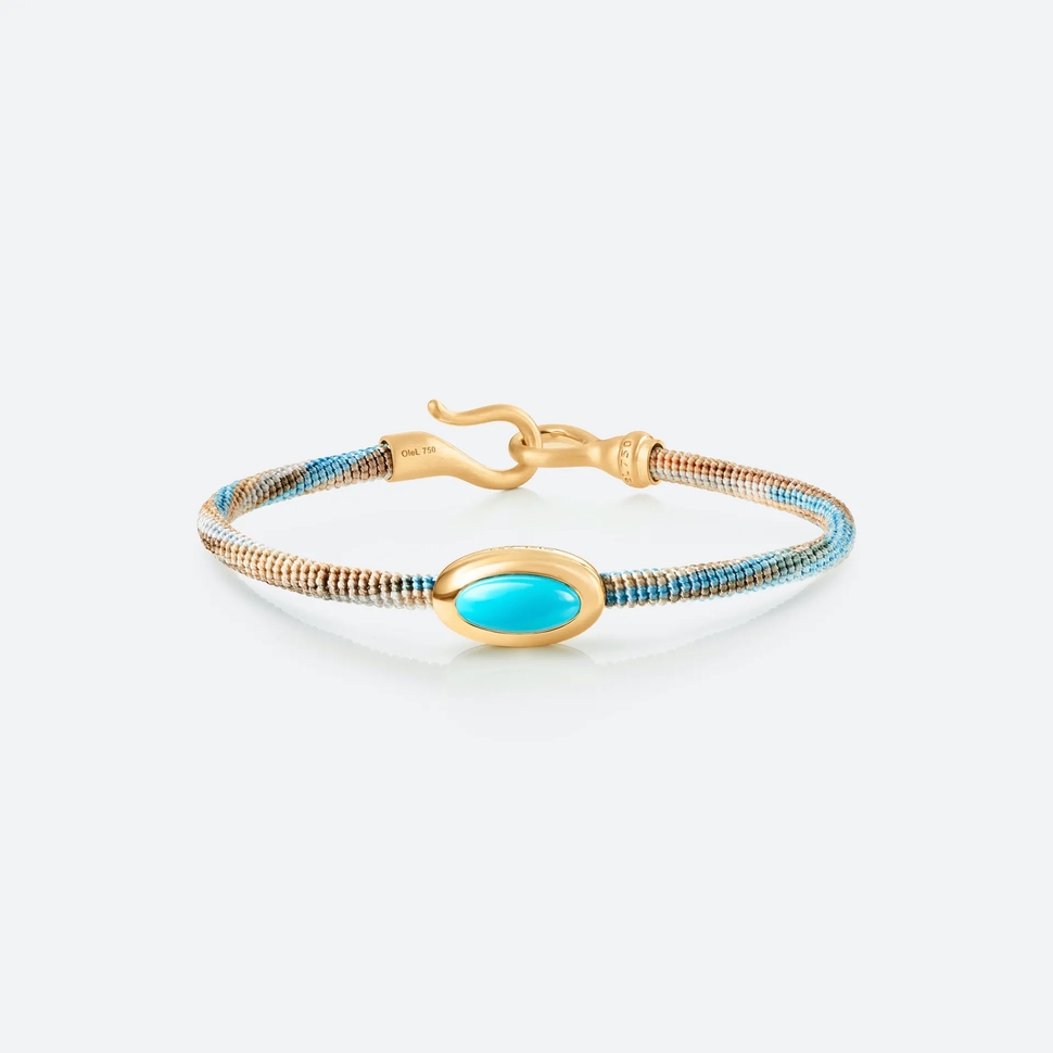 Bracelet Life Avec Turquoise 4,5 Mm