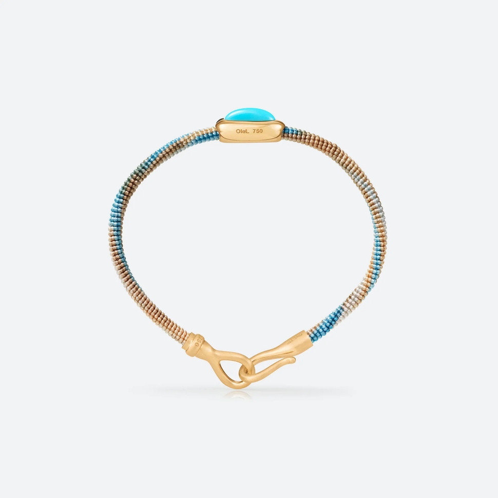 Bracelet Life Avec Turquoise 4,5 Mm