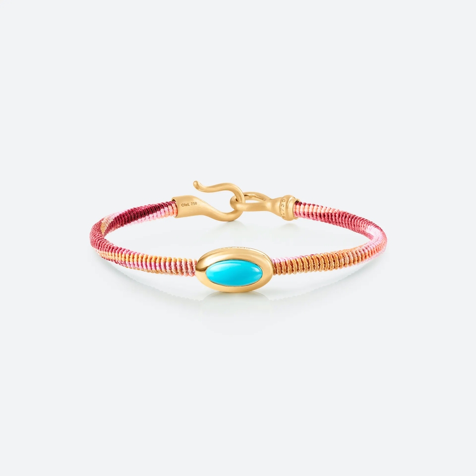 Bracelet Life Avec Turquoise 4,5 Mm