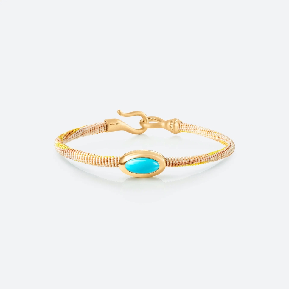 Bracelet Life Avec Turquoise 4,5 Mm