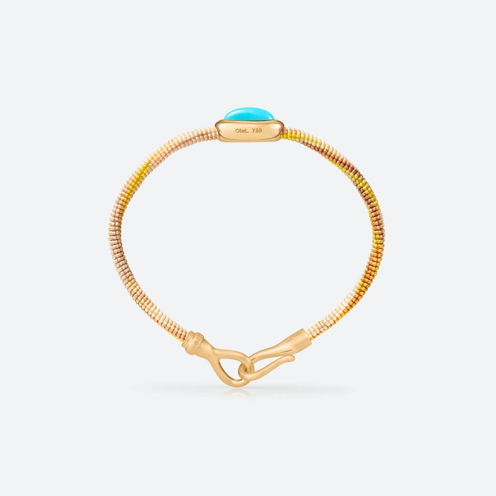 Bracelet Life Avec Turquoise 4,5 Mm