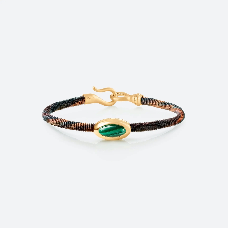 Bracelet Life Avec Malachite 4,5 Mm