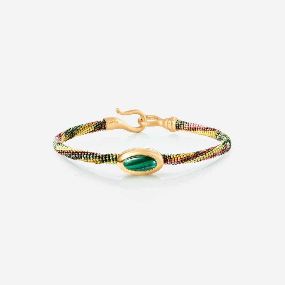 Bracelet Life Avec Malachite 4,5 Mm