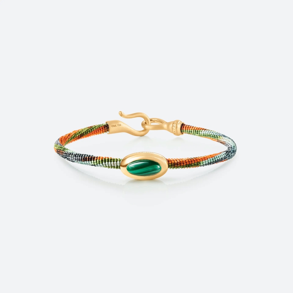 Bracelet Life Avec Malachite 4,5 Mm