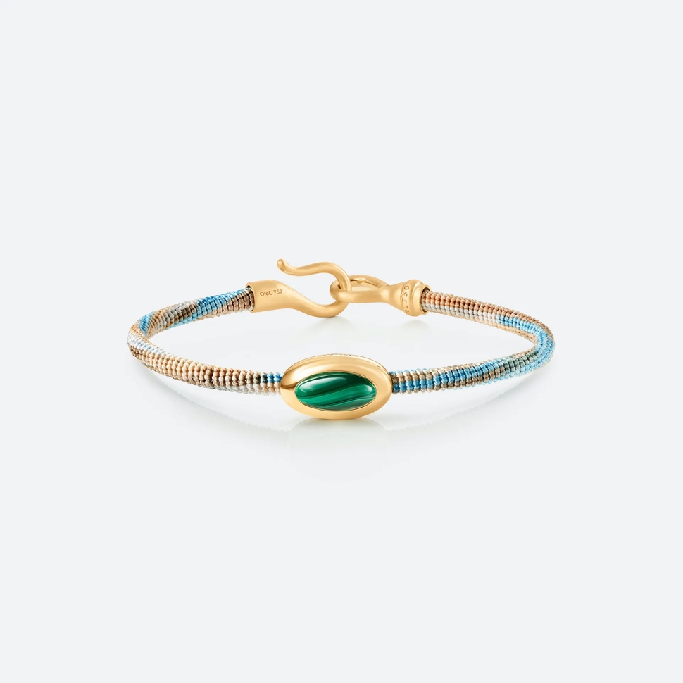 Bracelet Life Avec Malachite 4,5 Mm