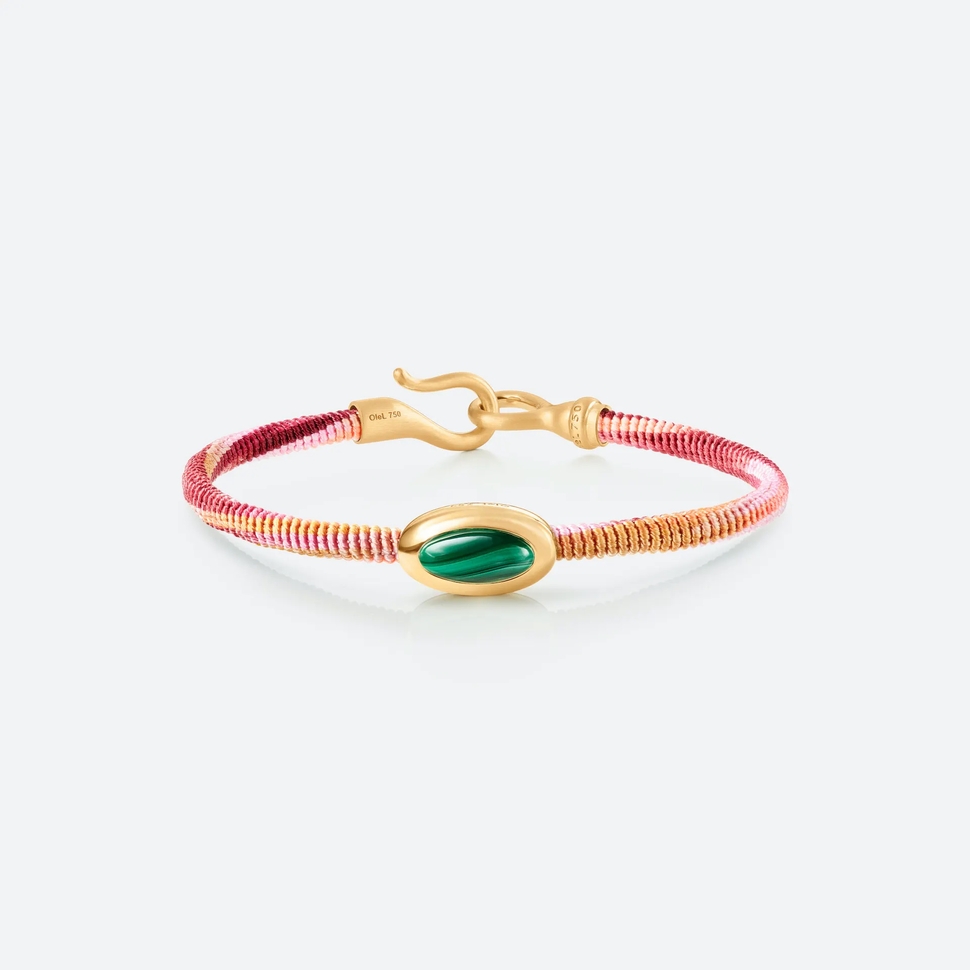 Bracelet Life Avec Malachite 4,5 Mm