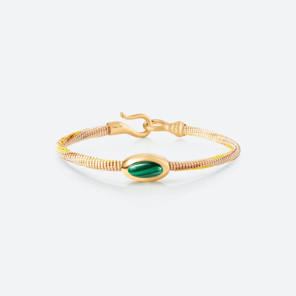 Bracelet Life Avec Malachite 4,5 Mm