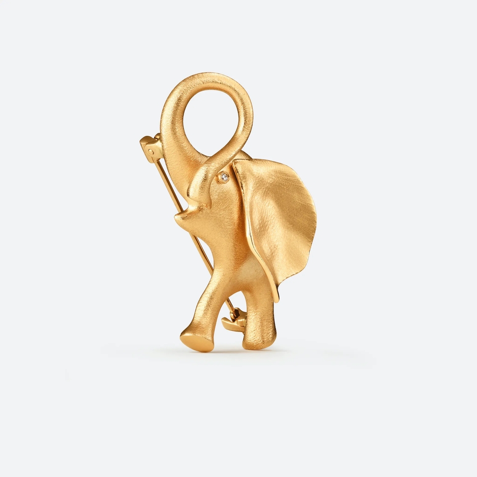 Elephant Brooch