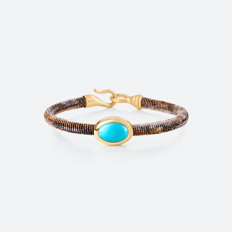 Bracelet Life Avec Turquoise 6 Mm