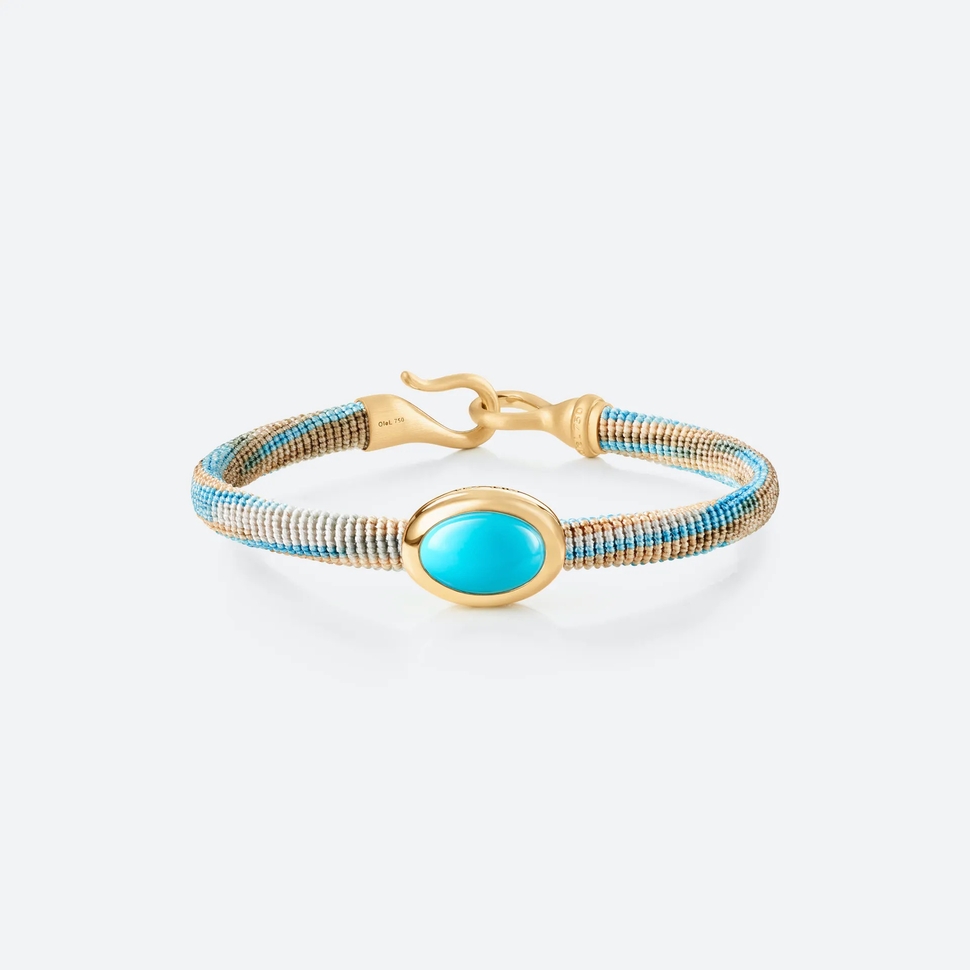 Bracelet Life Avec Turquoise 6 Mm