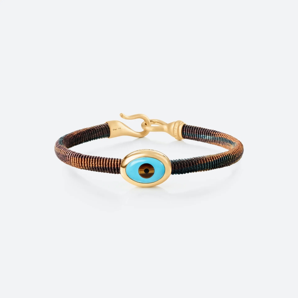 Life Bracelet with Evil Eye 6mm