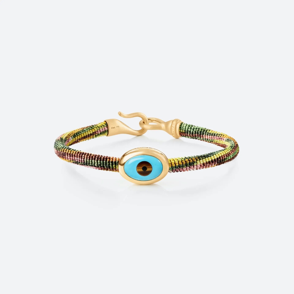 Life Bracelet with Evil Eye 6mm