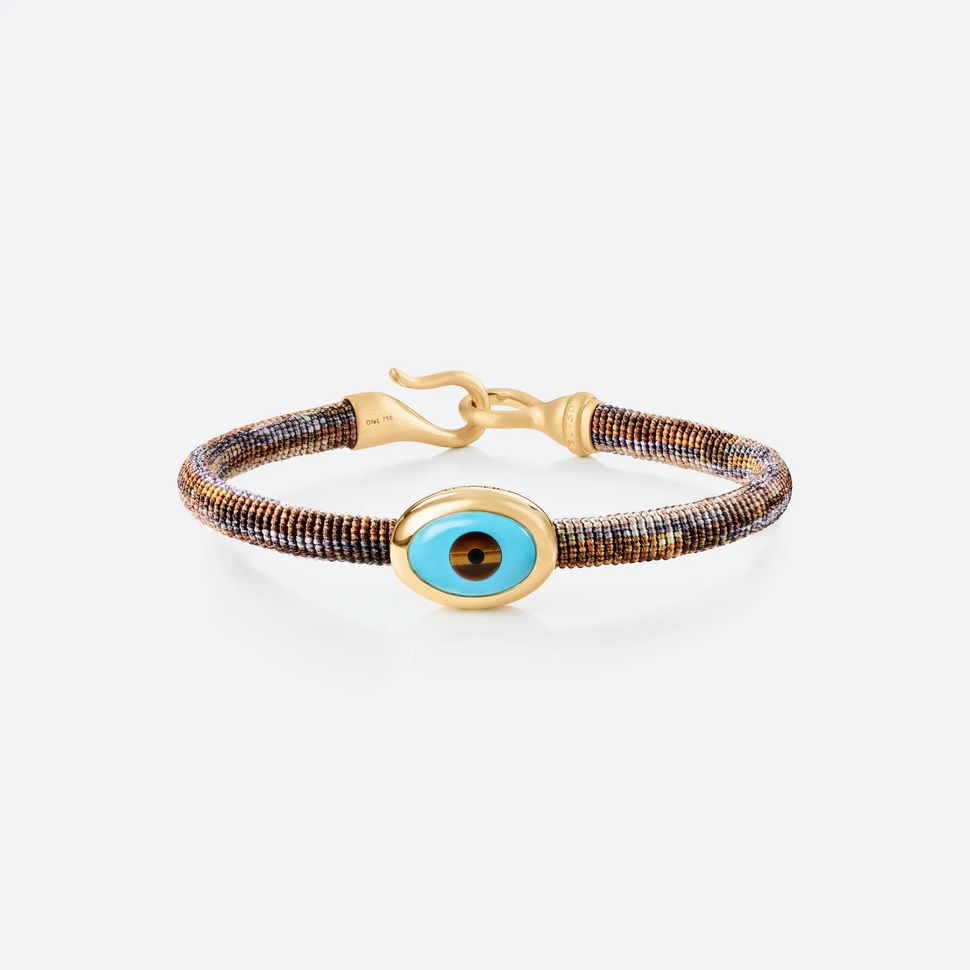 Life Bracelet with Evil Eye 6mm