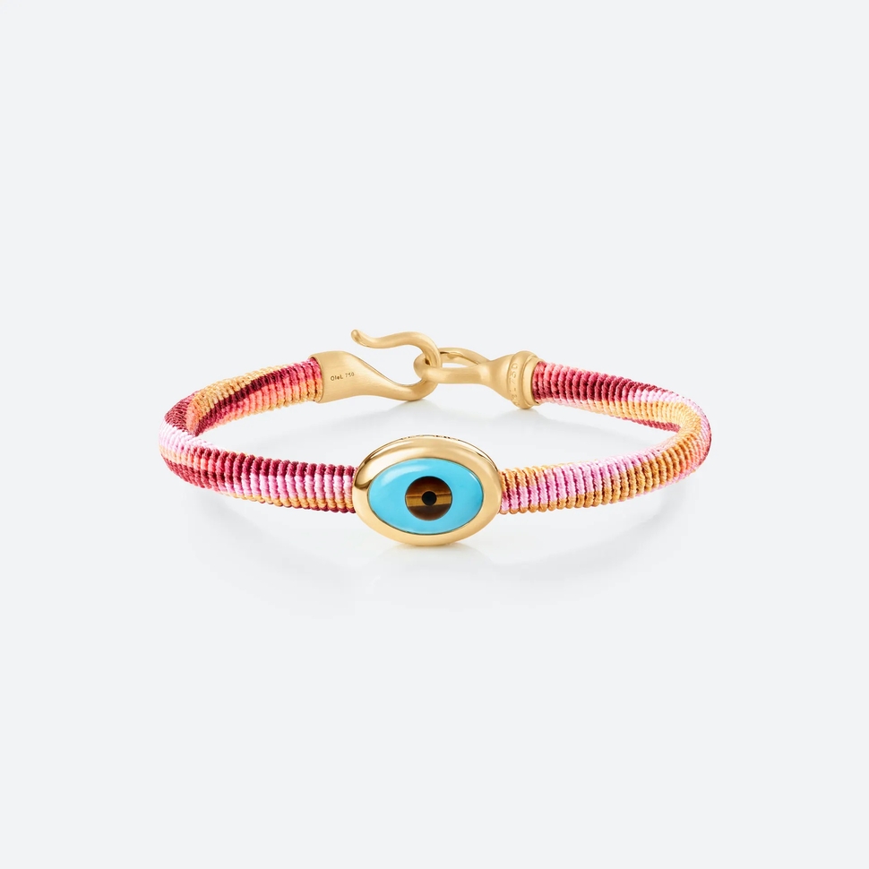 Life Bracelet with Evil Eye 6mm