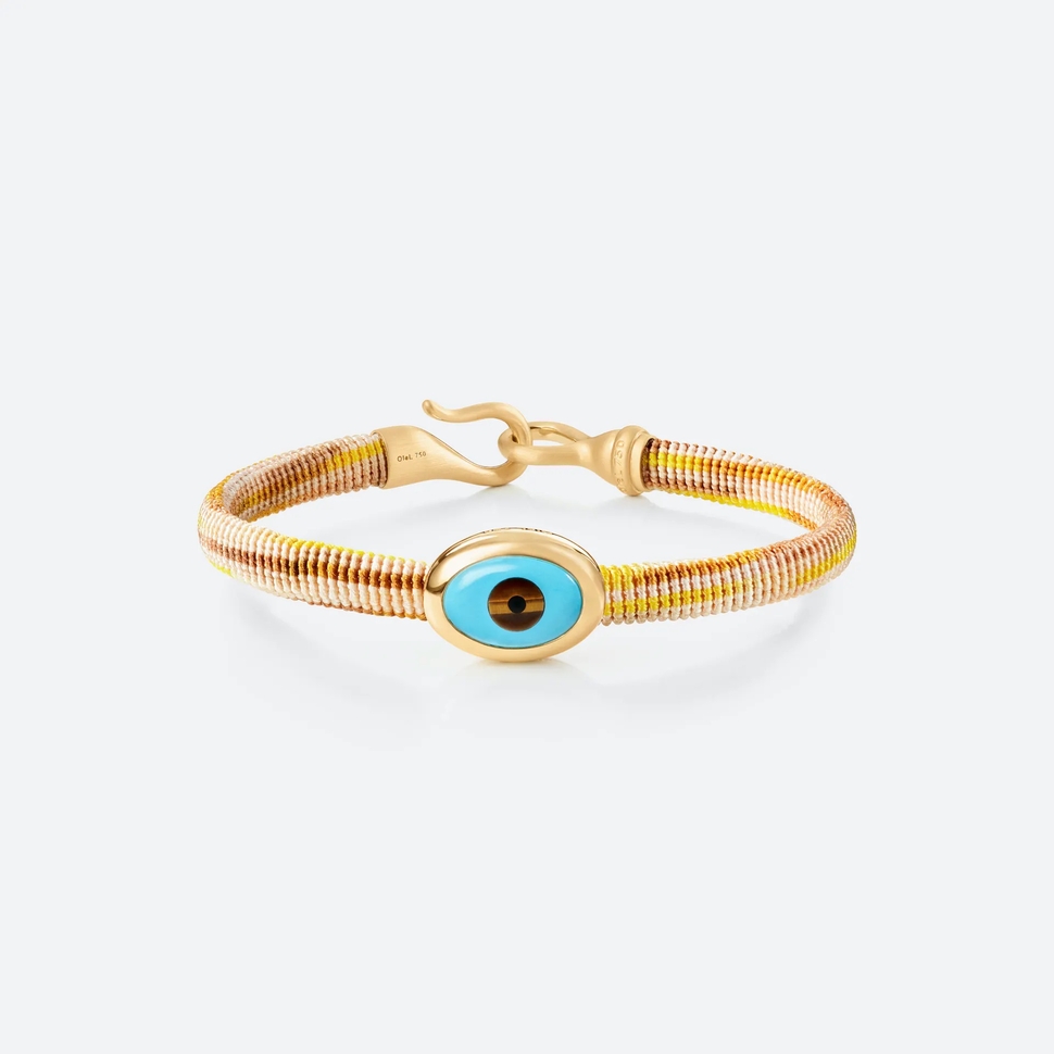 Life Bracelet with Evil Eye 6mm