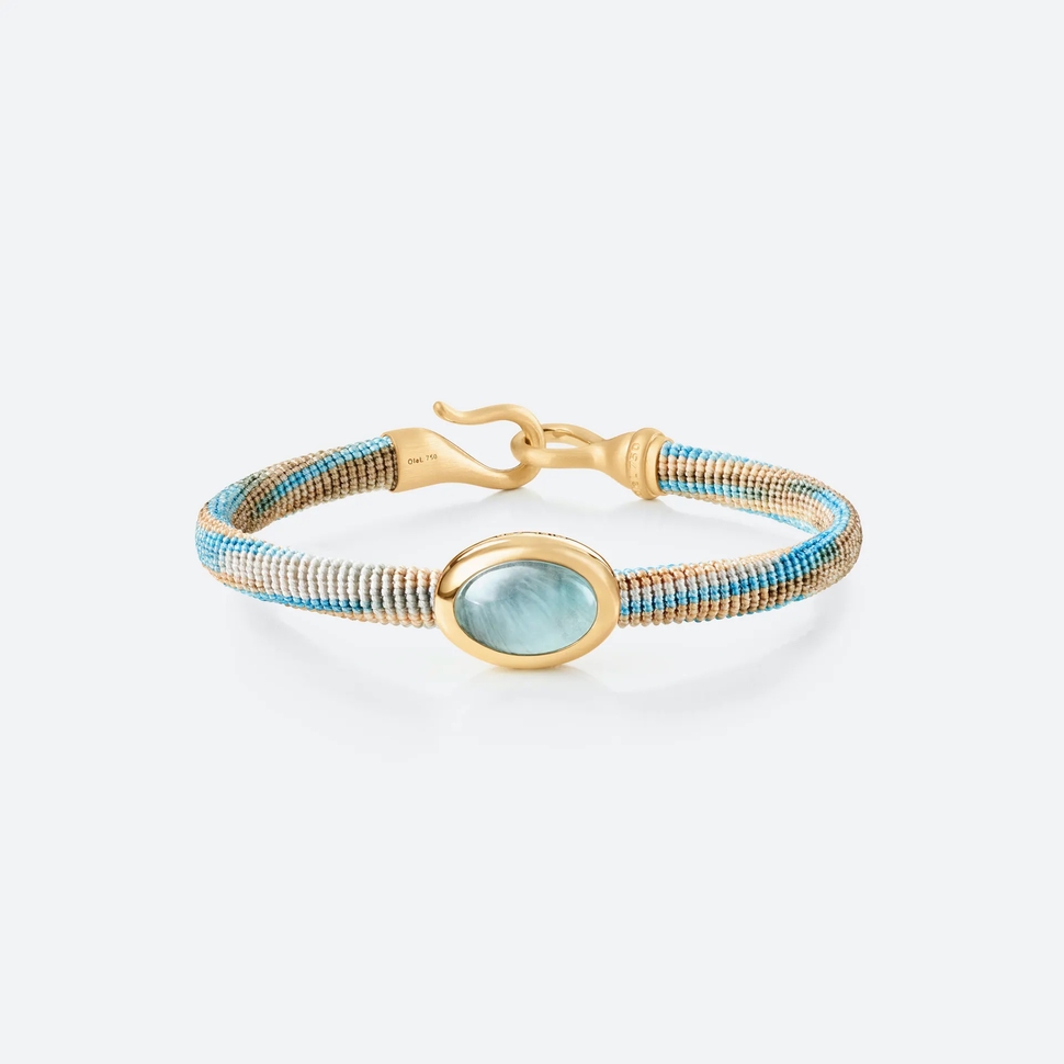Life Bracelet with Aquamarine 6mm