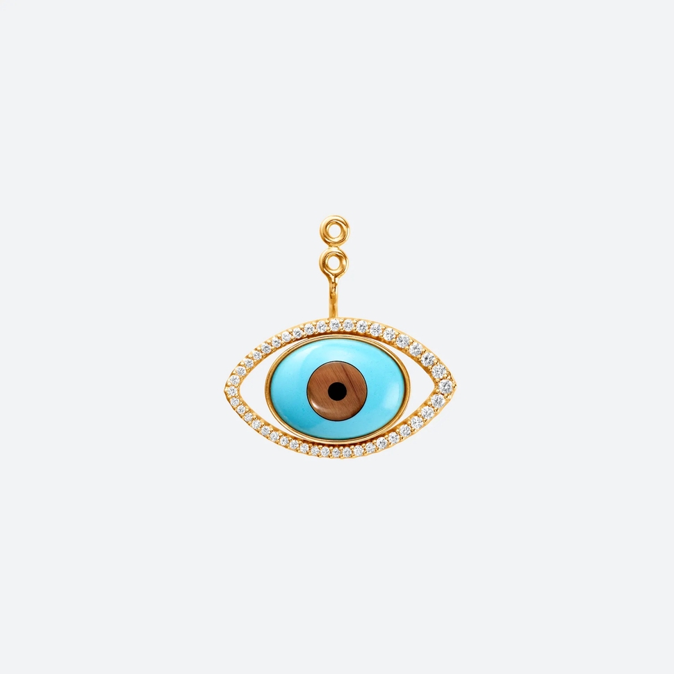 Evil Eyes Earrings Charm