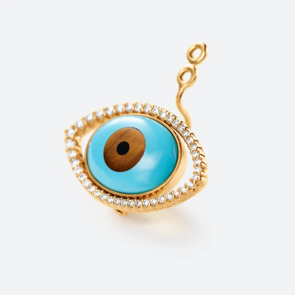 Evil Eyes Earrings Charm