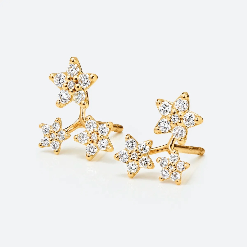 Shooting Stars Stud Earrings