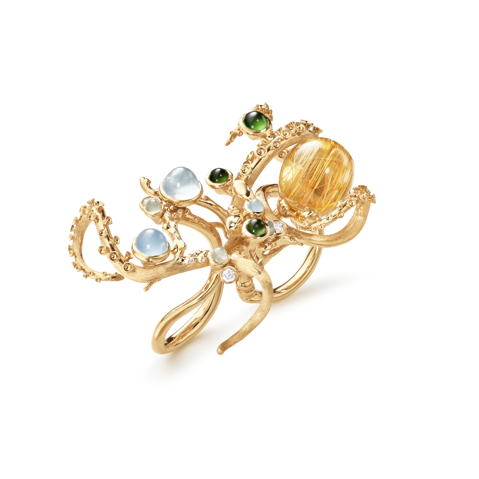 SP Young Fish Octopus Ring