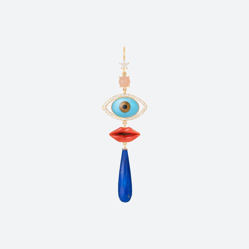 Boucle d'oreille Evil Eye