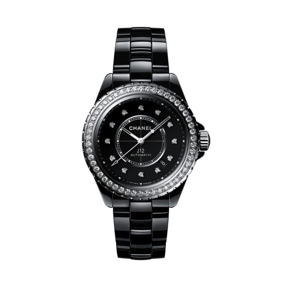 J12 Horloge With Diamond Bezel Caliber 12.1, 38 mm