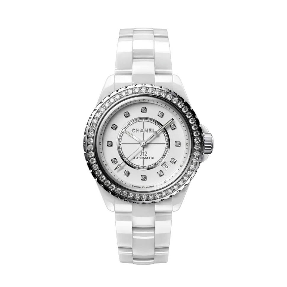 Montre J12 Lunette De Diamants Calibre 12.1, 38 mm